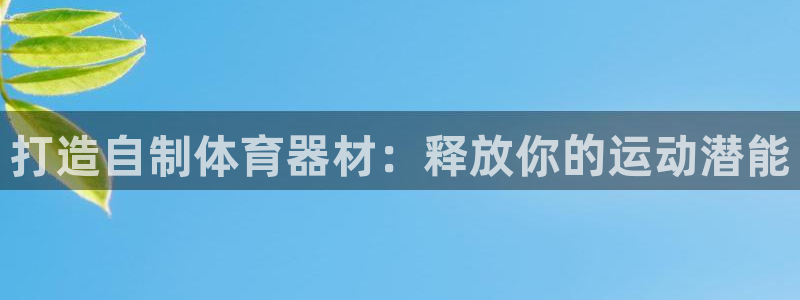 富联娱乐马 411O31 娱乐：打造自制体育器材：释