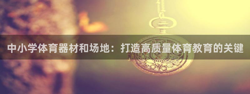 富联平台总代理是谁：中小学体育器材和场地：打造高质量
