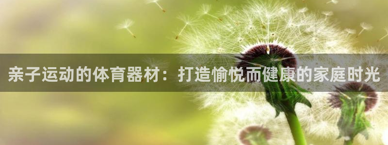 富联平台先选 58534I 富联：亲子运动的体育器材