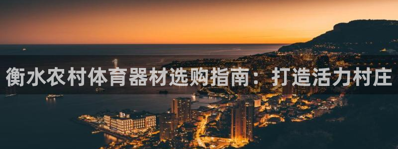 富联平台登录入口官网：衡水农村体育器材选购指南：打造
