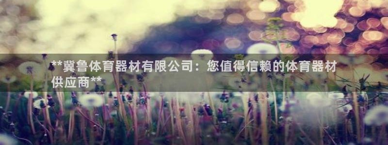 富联平台升 5O6917 平台：**冀鲁体育器材有限