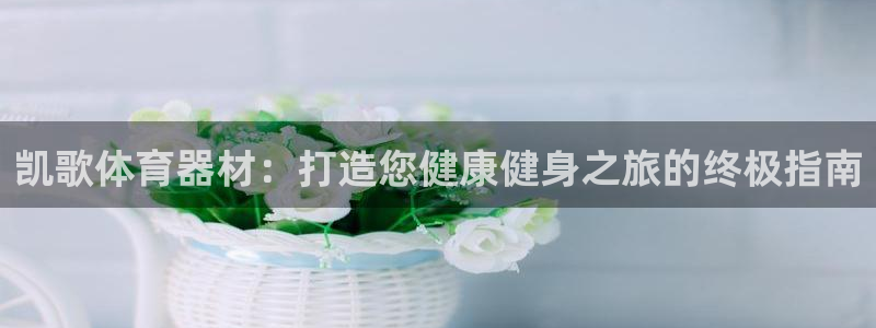 富联娱乐客服微信：凯歌体育器材：打造您健康健身之旅的