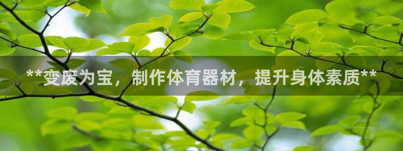 富联平台地址查询：**变废为宝，制作体育器材，提升身