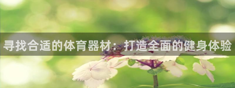 富联平台官网：寻找合适的体育器材：打造全面的健身体验