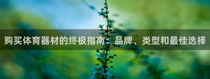 富联平台保7O777：购买体育器材的终极指南：品牌、